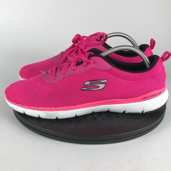Skechers Flex Appeal Air Cooled Pink Running Shoes 13070 Women’s Size 11 - Picture 8 of 12